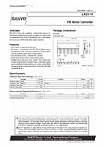 DataSheet LA2110 pdf