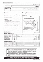 DataSheet LA4277 pdf