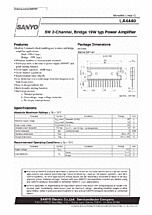 DataSheet LA4440 pdf