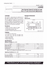 DataSheet LA4450 pdf