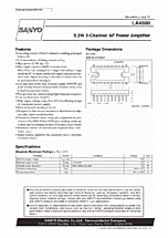 DataSheet LA4500 pdf