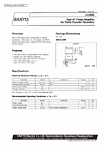 DataSheet LA4525 pdf