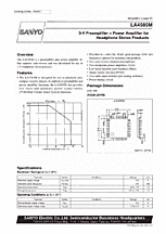 DataSheet LA4585M pdf