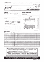 DataSheet LA4600 pdf