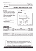 DataSheet LA4627 pdf