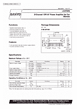 DataSheet LA4700N pdf
