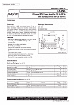 DataSheet LA4725 pdf