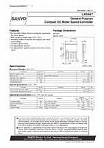 DataSheet LA5587 pdf