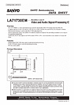DataSheet LA71730EM pdf