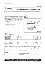 DataSheet LA7642N pdf