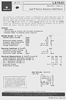 DataSheet LA7830 pdf