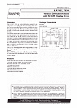 DataSheet LA7837 pdf