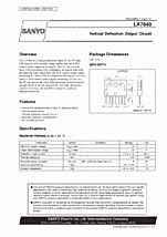 DataSheet LA7840 pdf