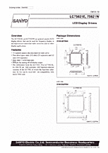 DataSheet LC75821W pdf