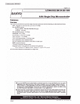 DataSheet LC863332 pdf