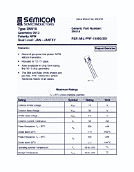 DataSheet 2N918 pdf