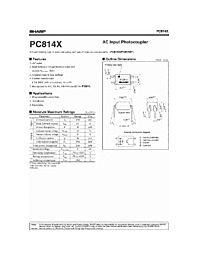 DataSheet PC814X pdf