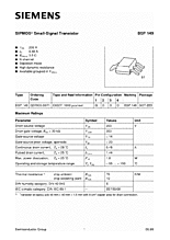 DataSheet BSP149 pdf