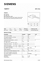 DataSheet BTS121A pdf