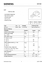 DataSheet BUP604 pdf