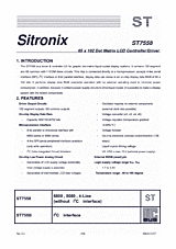 DataSheet ST7558 pdf