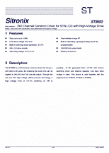 DataSheet ST8600 pdf