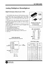 DataSheet SL74HC4051 pdf