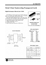 DataSheet SL74HC573 pdf