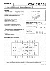 DataSheet CXA1352AS pdf