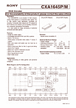DataSheet CXA1645M pdf