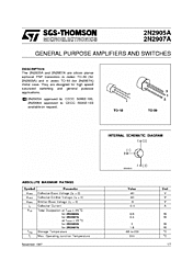 DataSheet 2N2907A pdf