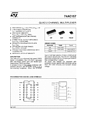 DataSheet 74AC157MTR pdf