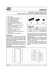 DataSheet 74AC574 pdf