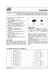 DataSheet 74LCX240M pdf