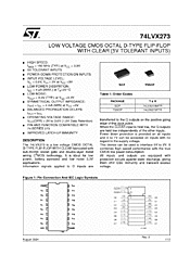 DataSheet 74LVX273 pdf