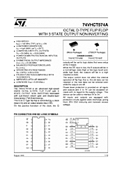 DataSheet 74VHCT574A pdf