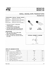DataSheet BC337-40-AP pdf