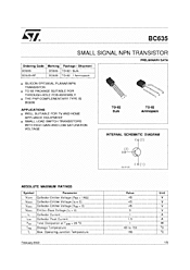 DataSheet BC635 pdf