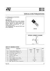 DataSheet BD139 pdf