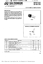 DataSheet BFW17 pdf