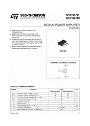 DataSheet BSP3x pdf