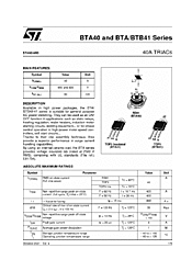 DataSheet BTA41 pdf