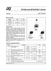 DataSheet BTB41 pdf