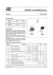 DataSheet BTW67 pdf