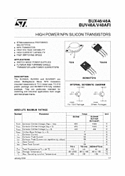 DataSheet BUX48 pdf