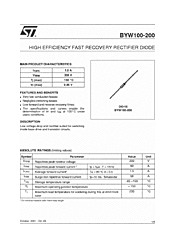 DataSheet BYW100-200 pdf