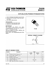 DataSheet D44H8 pdf