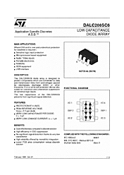 DataSheet DALC208SC6 pdf