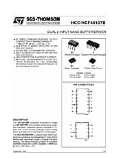 DataSheet HCF40107B pdf