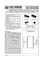 DataSheet HCF40193B pdf